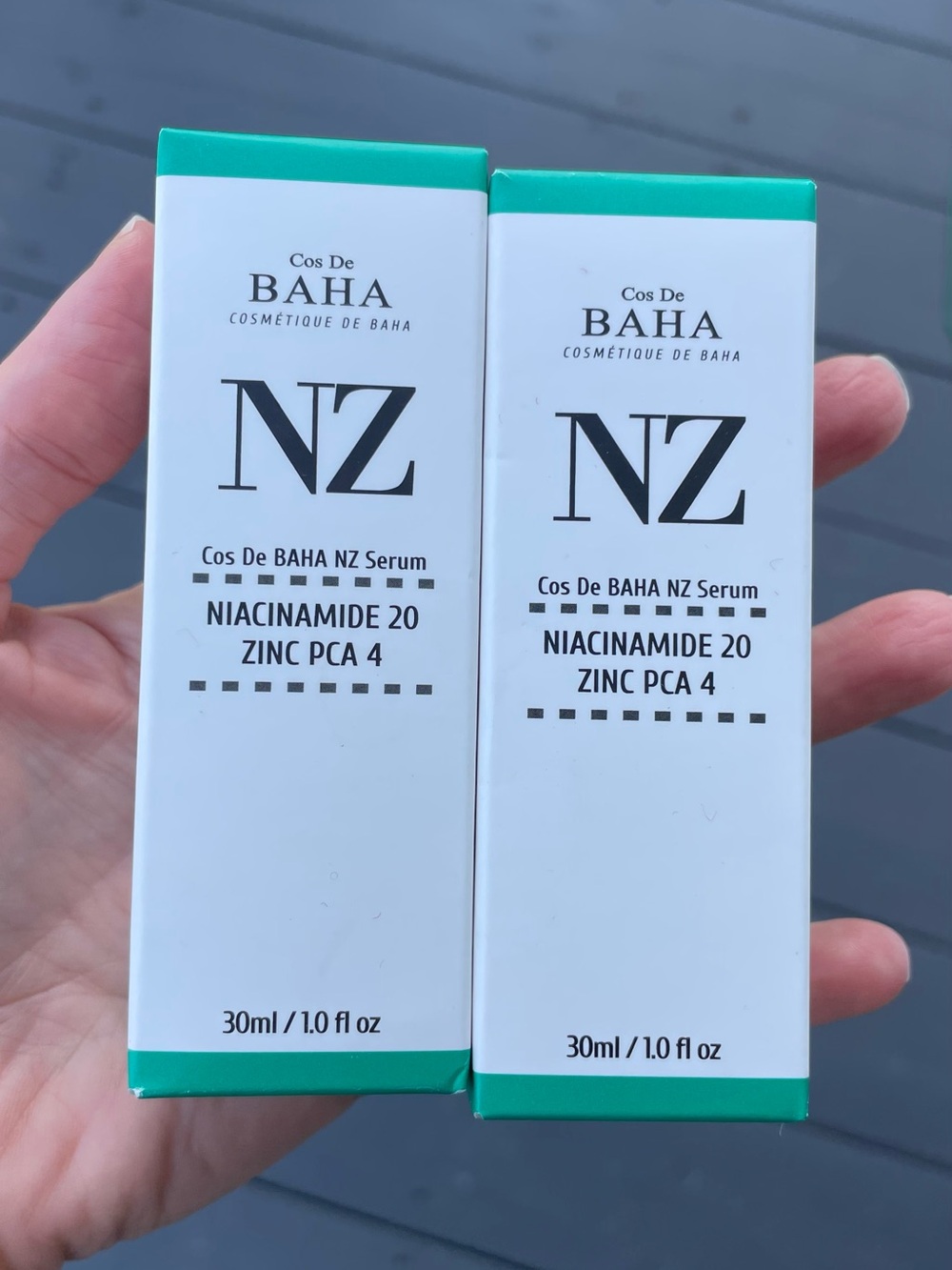 Cos de baha (S. Korea) Niacinamide 20 - Zinc PCA 4 Serum - sealed packaging